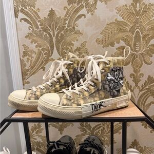Dior Oblique High-Top Sneakers